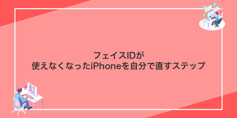 フェイスIDが使えなくなったiPhoneを自分で直すステップ