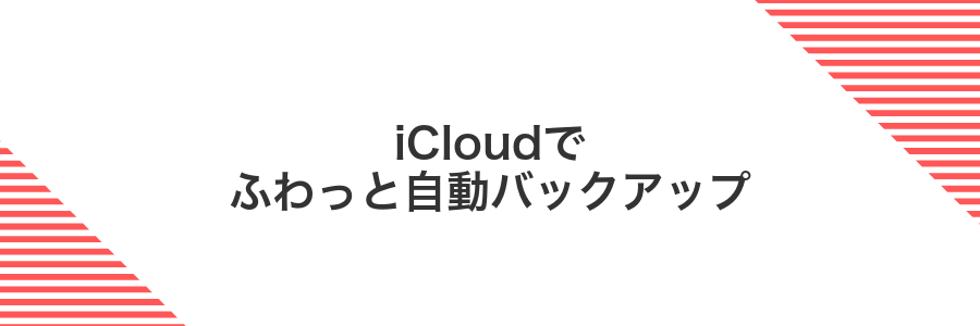 iCloudでふわっと自動バックアップ