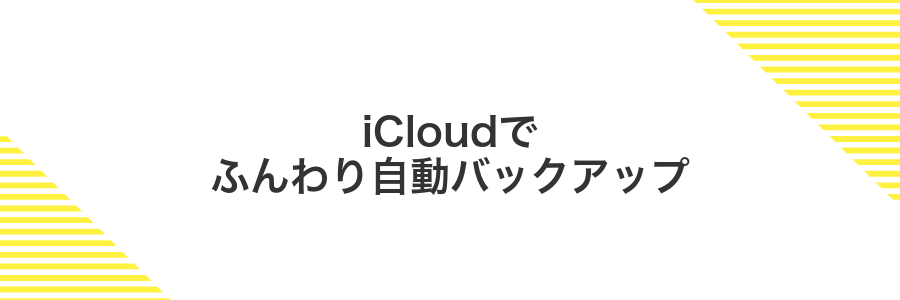 iCloudでふんわり自動バックアップ