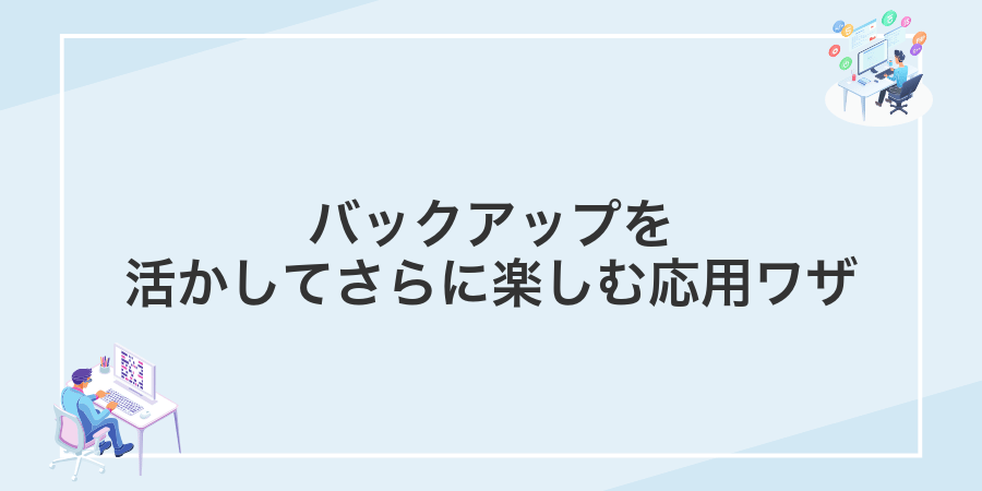 バックアップを活かしてさらに楽しむ応用ワザ