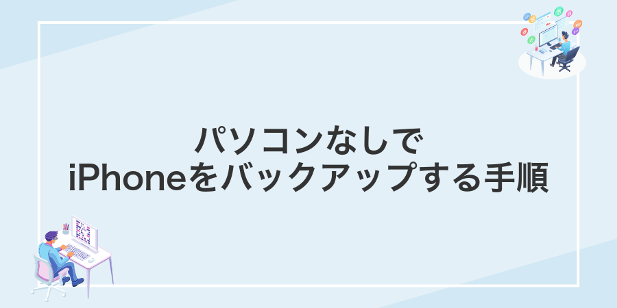 パソコンなしでiPhoneをバックアップする手順
