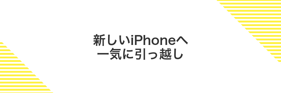 新しいiPhoneへ一気に引っ越し