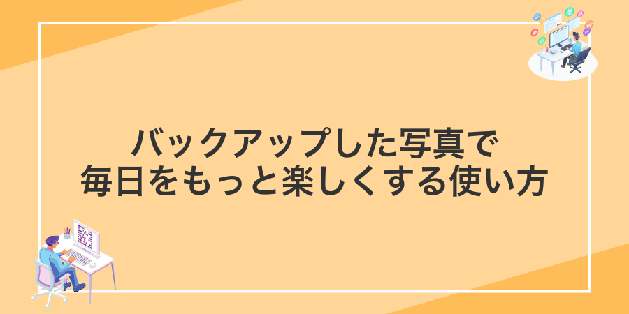 バックアップした写真で毎日をもっと楽しくする使い方
