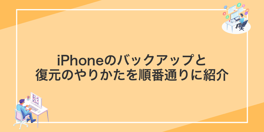 iPhoneのバックアップと復元のやりかたを順番通りに紹介