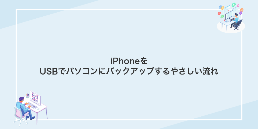 iPhoneをUSBでパソコンにバックアップするやさしい流れ