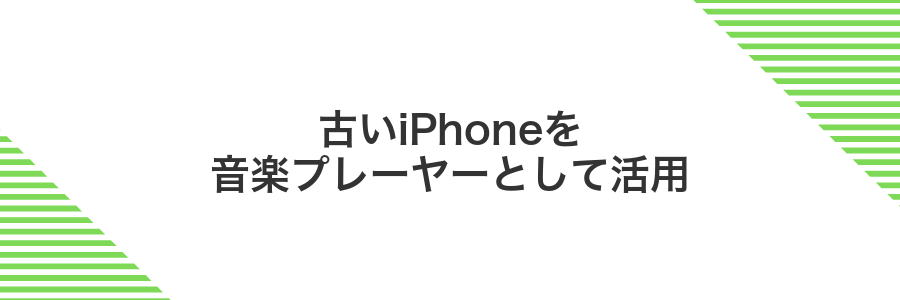 古いiPhoneを音楽プレーヤーとして活用