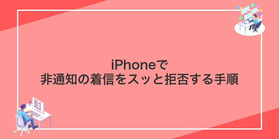 iPhoneで非通知の着信をスッと拒否する手順