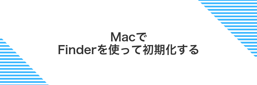 MacでFinderを使って初期化する