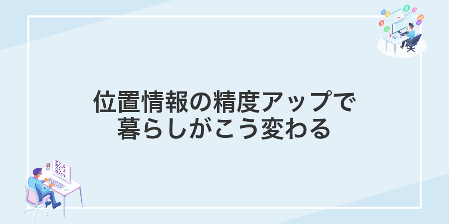 位置情報の精度アップで暮らしがこう変わる