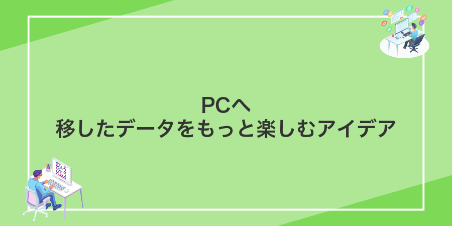 PCへ移したデータをもっと楽しむアイデア