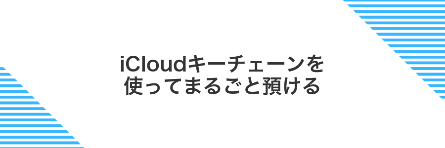 iCloudキーチェーンを使ってまるごと預ける