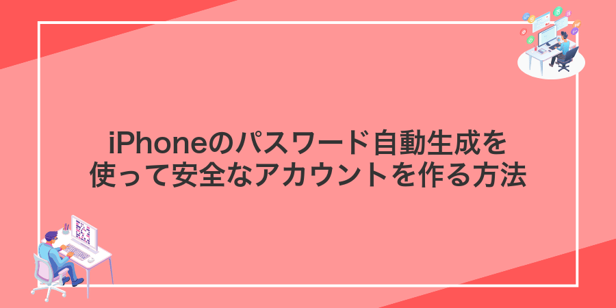 iPhoneのパスワード自動生成を使って安全なアカウントを作る方法