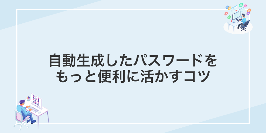 自動生成したパスワードをもっと便利に活かすコツ