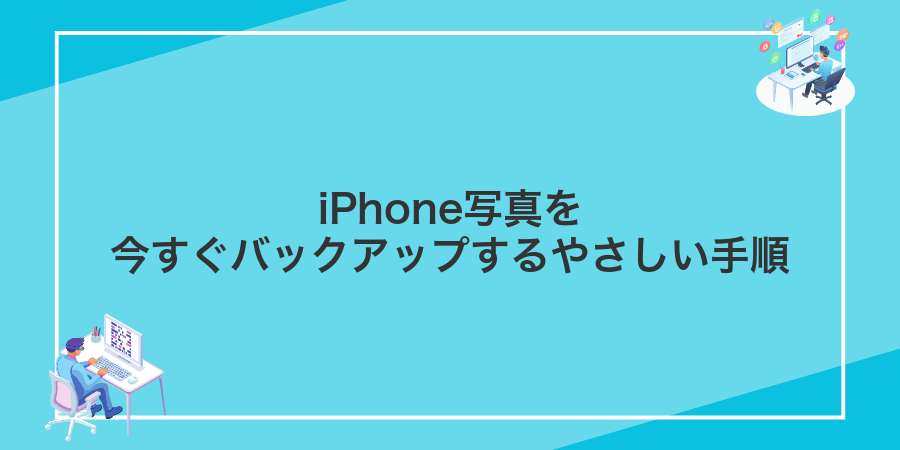 iPhone写真を今すぐバックアップするやさしい手順