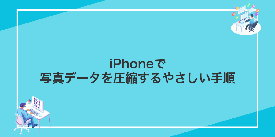 iPhoneで写真データを圧縮するやさしい手順