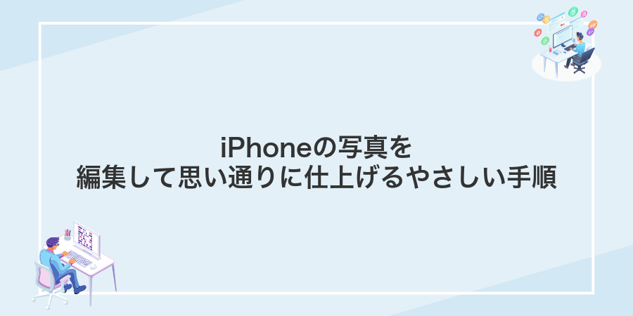 iPhoneの写真を編集して思い通りに仕上げるやさしい手順