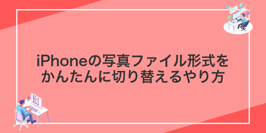 iPhoneの写真ファイル形式をかんたんに切り替えるやり方