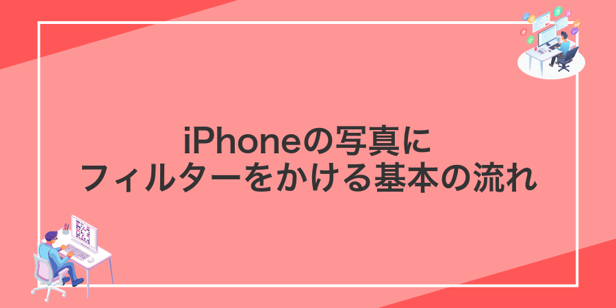 iPhoneの写真にフィルターをかける基本の流れ