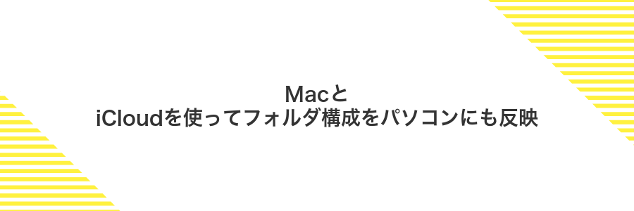 MacとiCloudを使ってフォルダ構成をパソコンにも反映