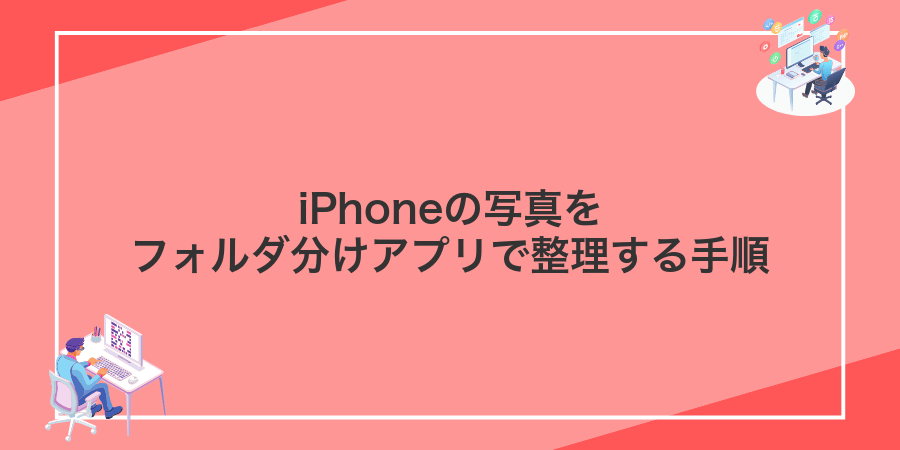iPhoneの写真をフォルダ分けアプリで整理する手順