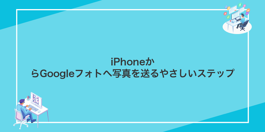 iPhoneからGoogleフォトへ写真を送るやさしいステップ