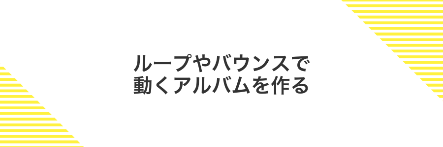 ループやバウンスで動くアルバムを作る