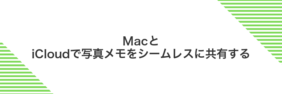 MacとiCloudで写真メモをシームレスに共有する