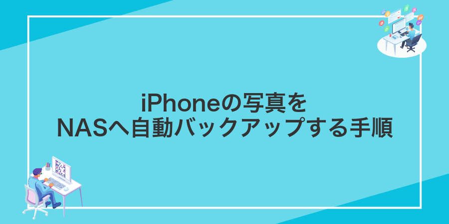 iPhoneの写真をNASへ自動バックアップする手順