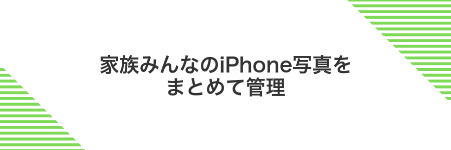 家族みんなのiPhone写真をまとめて管理