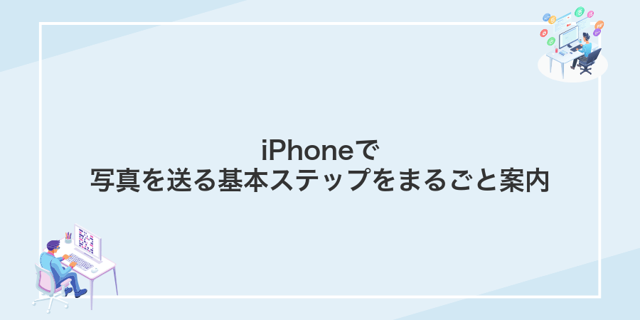 iPhoneで写真を送る基本ステップをまるごと案内