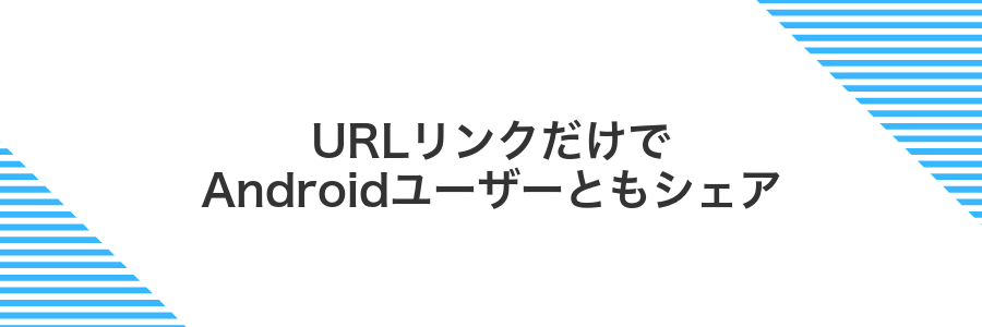 URLリンクだけでAndroidユーザーともシェア