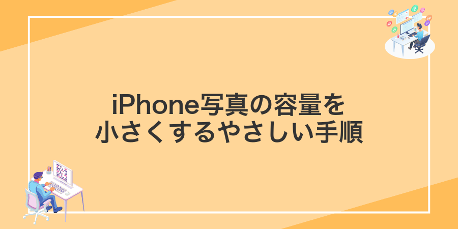 iPhone写真の容量を小さくするやさしい手順
