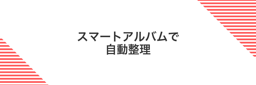 スマートアルバムで自動整理
