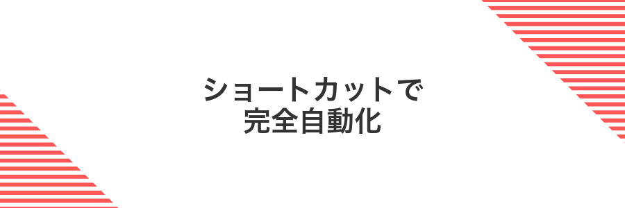 ショートカットで完全自動化