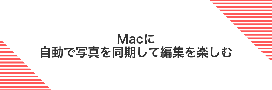 Macに自動で写真を同期して編集を楽しむ