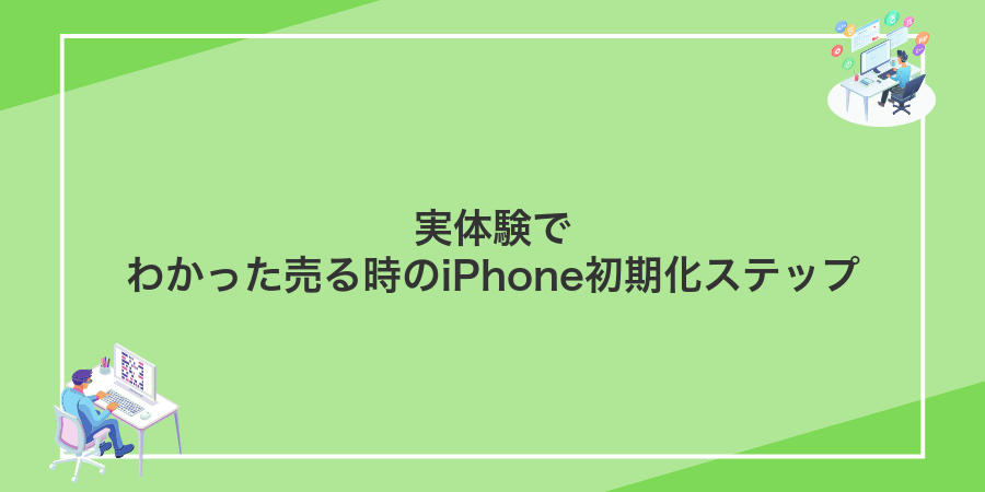 実体験でわかった売る時のiPhone初期化ステップ