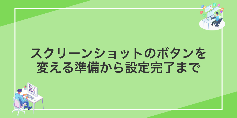 スクリーンショットのボタンを変える準備から設定完了まで