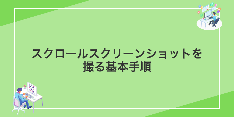 スクロールスクリーンショットを撮る基本手順