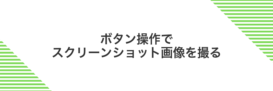 ボタン操作でスクリーンショット画像を撮る
