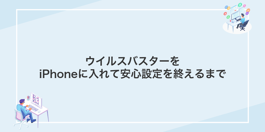 ウイルスバスターをiPhoneに入れて安心設定を終えるまで