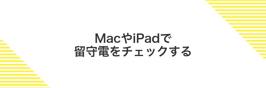 MacやiPadで留守電をチェックする