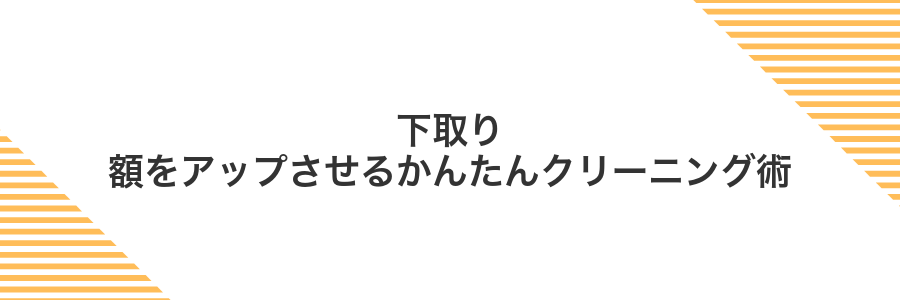 下取り額をアップさせるかんたんクリーニング術