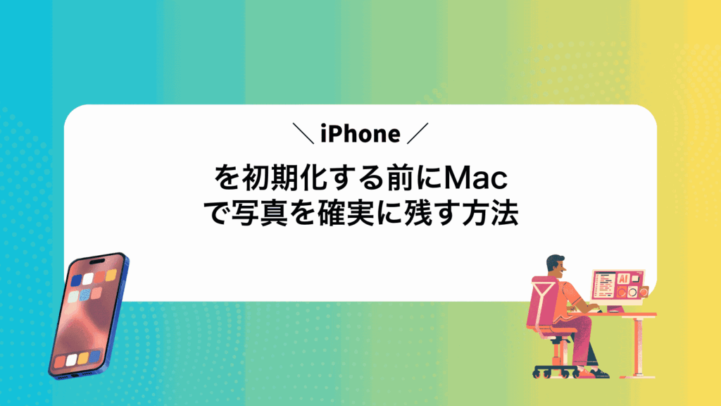 iPhoneを初期化する前にMacで写真を確実に残す方法