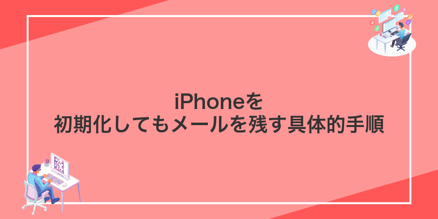 iPhoneを初期化してもメールを残す具体的手順