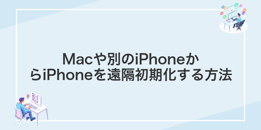 Macや別のiPhoneからiPhoneを遠隔初期化する方法