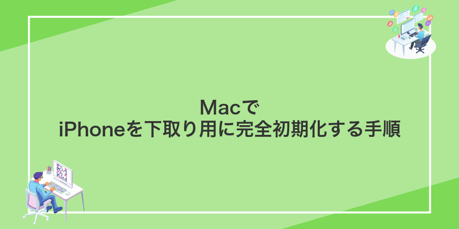 MacでiPhoneを下取り用に完全初期化する手順
