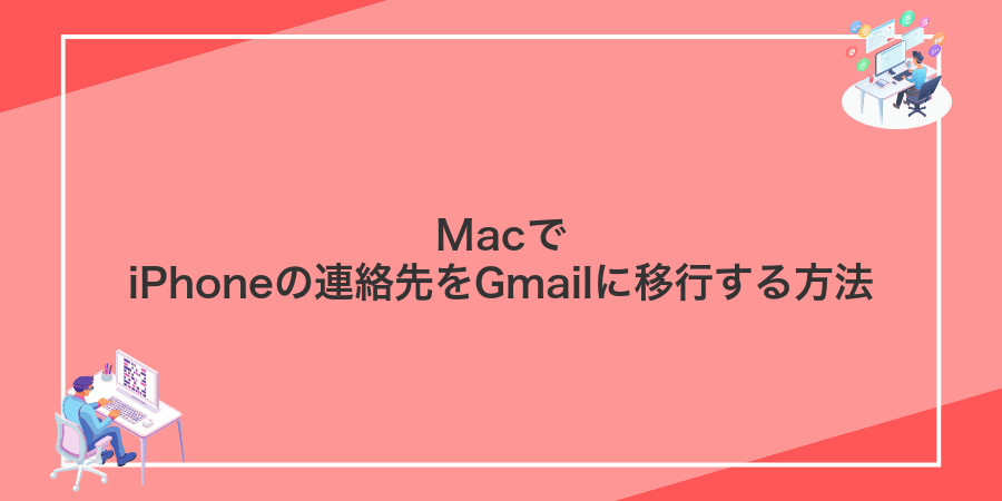 MacでiPhoneの連絡先をGmailに移行する方法