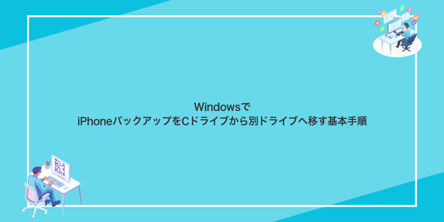 WindowsでiPhoneバックアップをCドライブから別ドライブへ移す基本手順