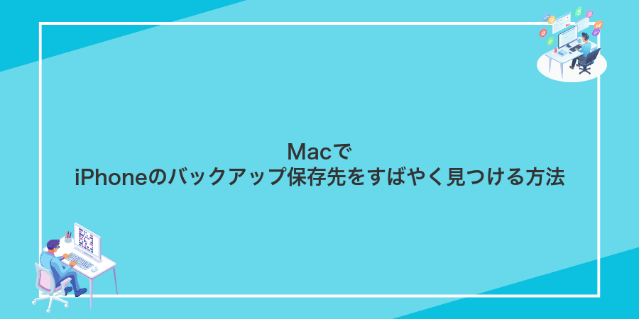 MacでiPhoneのバックアップ保存先をすばやく見つける方法