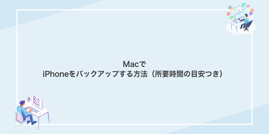MacでiPhoneをバックアップする方法(所要時間の目安つき)